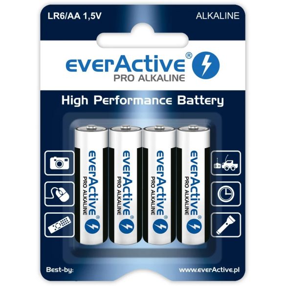 everActive PRO AA (LR6,ceruza) alkáli elem BL/4