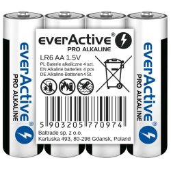 everActive PRO AA (LR6,ceruza) alkáli elem FÓLIA/4