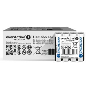 everActive PRO AAA (LR03,mikró) alkáli elem FÓLIÁS/4
