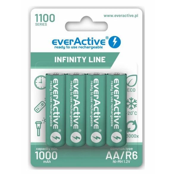 everActive Infinity Line AA (HR6) Ni-Mh akku 1,2V 1000mAh BL/4