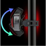 everActive-TL-X1R LED akkus kerékpár lámpa hátsó,50lm