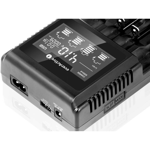 everActive UC-4000 akkutöltő Li-ion, Li-FePO4, Ni-MH, cellákhoz