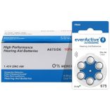 everActive ULTRASONIC hallókészülék elem "675" PR44 BL/6 szín:KÉK