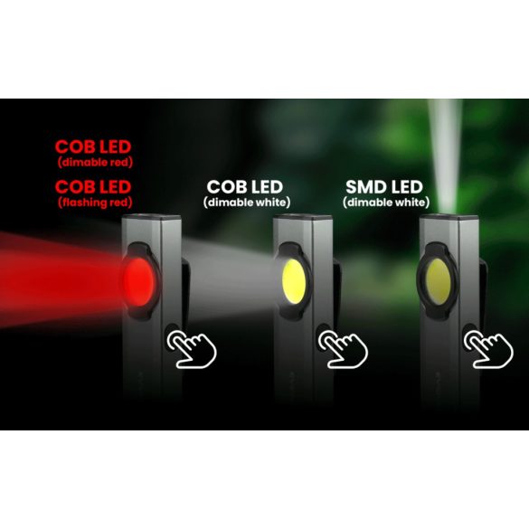 everActive WL-250R akkus LED műhelylámpa USB-C, 300lm