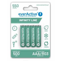   everActive Infinity Line AAA (HR03) Ni-Mh akku 500mAh 1,2V BL/4