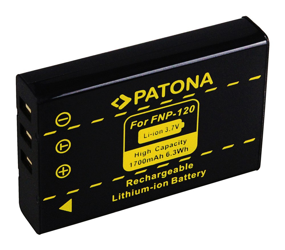 FUJIFILM kamera akku NP-120 F10 F11 FinePix603 utángyártott (Patona)3,7V 1750mAh
