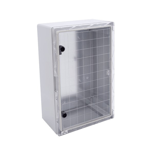 Image of PLASTIC BOARD ABS 400x300x196 TRANSPARENT DOOR