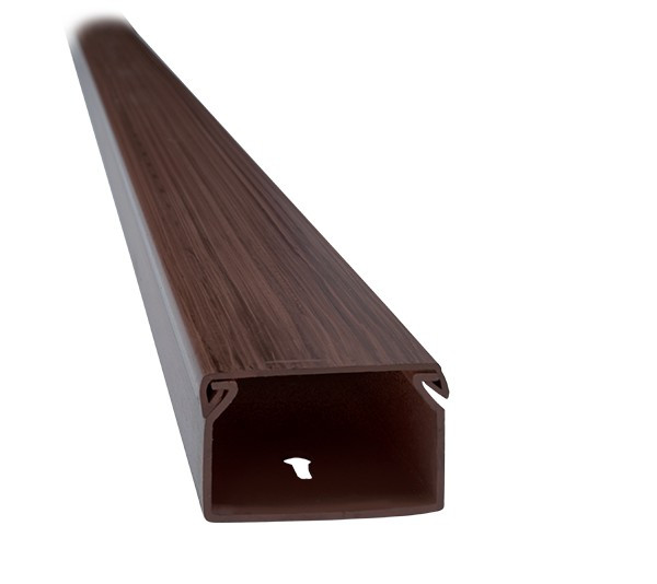 Image of 2M 25x25 MŰANYAG KÁBELCSATORNA CT2 SÖTÉT DIÓ