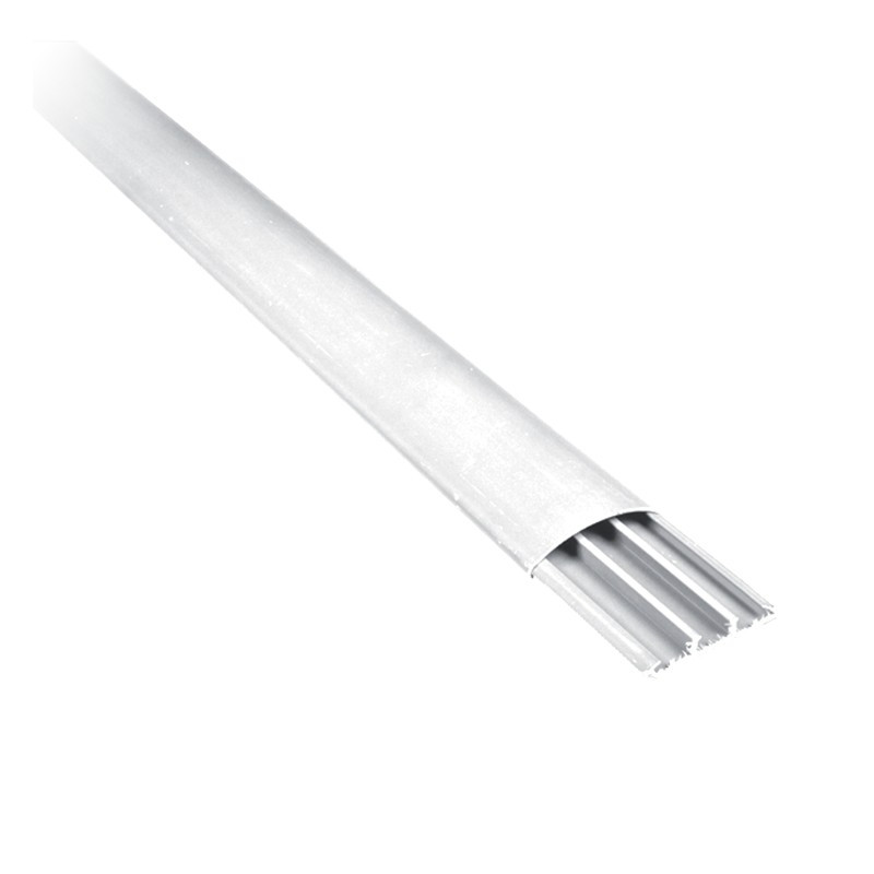Image of 2m 70x20 FLOOR TYPE PLASTIC CABLE TRUNKING WHITE