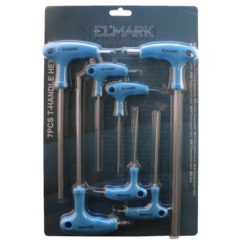 Image of 7PCS T-HANDLE HEX SET