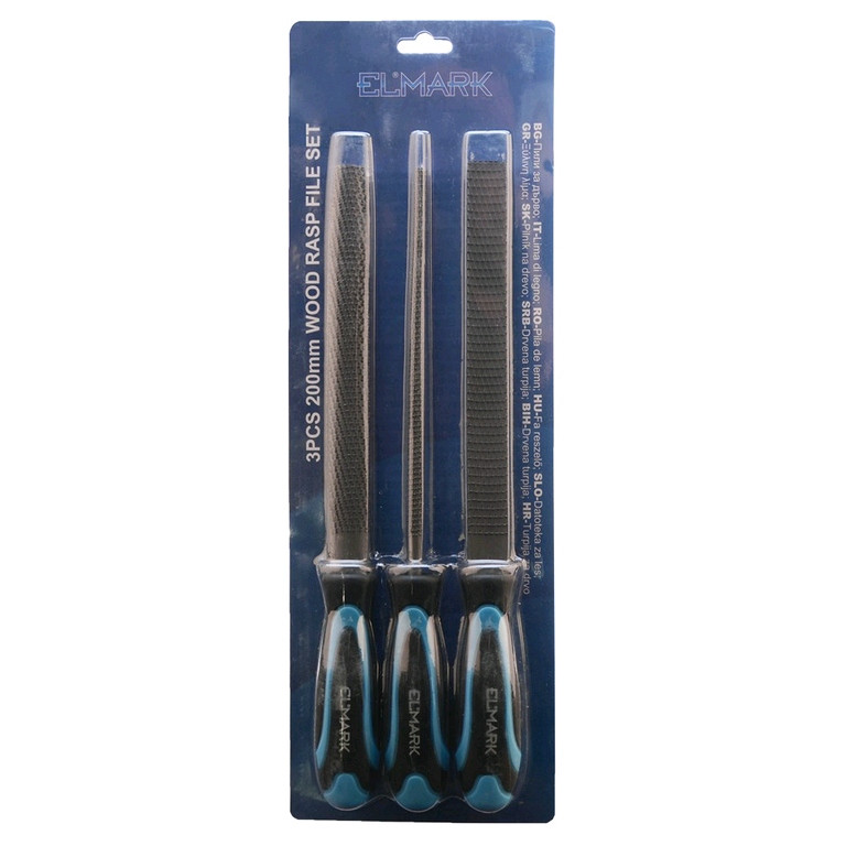Image of 3PCS 200mm WOOD RASP FILE SET