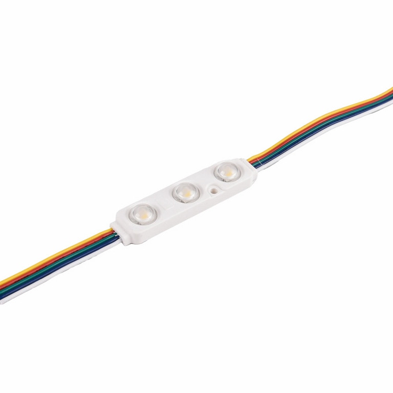 Image of 3LED OPTIC LENS LED MODULE 12V 2.88W RGBW