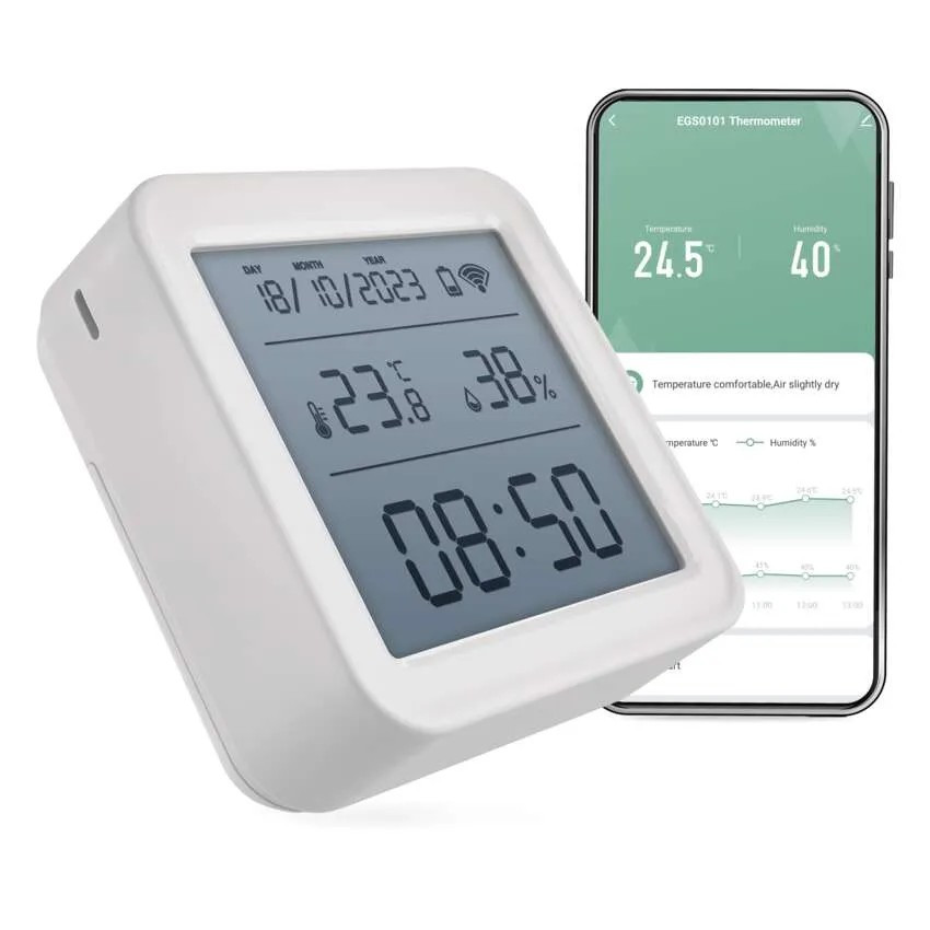 Image of EMOS GoSmart Digitális vezeték nélküli hőmérő EGS0101 ZigBee Wifi