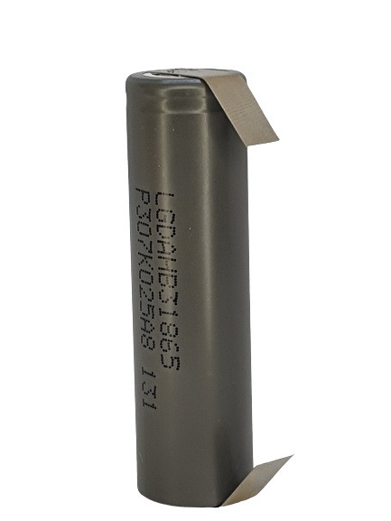 Image of ** 18650-HB3 Li-ion 3,7V ipari akku 1500 mAh 22A "U" forrfüllel