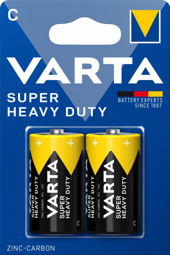 Image of Varta Super Heavy Duty C féltartós baby elem (R14) BL/2