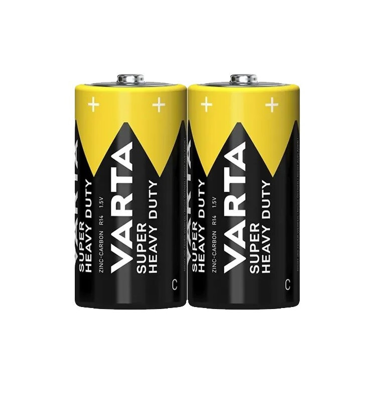 Image of Varta Super Heavy Duty C féltartós baby elem (R14) fólia/2
