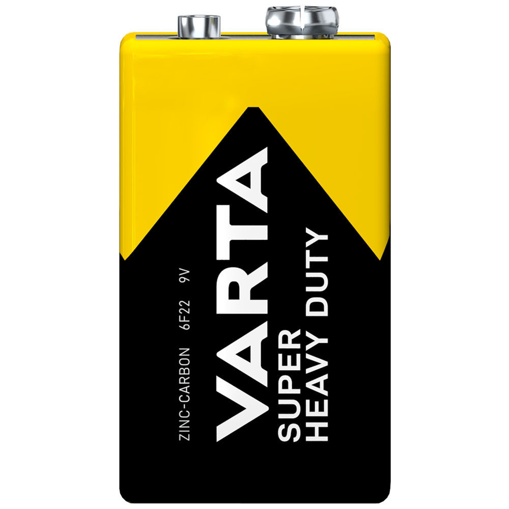 Image of Varta Super Heavy Duty 9V-os féltartós elem (6F22) fólia