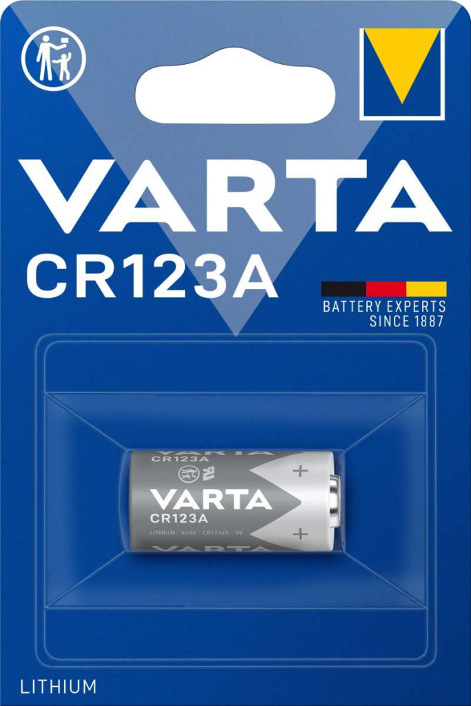 Image of Varta CR123 lithium elem 3V-os bl/1 6205