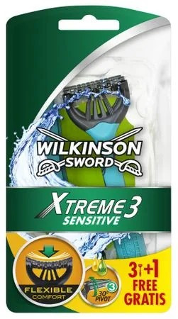 Image of WILKINSON Xtreme3 SENSITIVE eldobható borotva 3+1 db